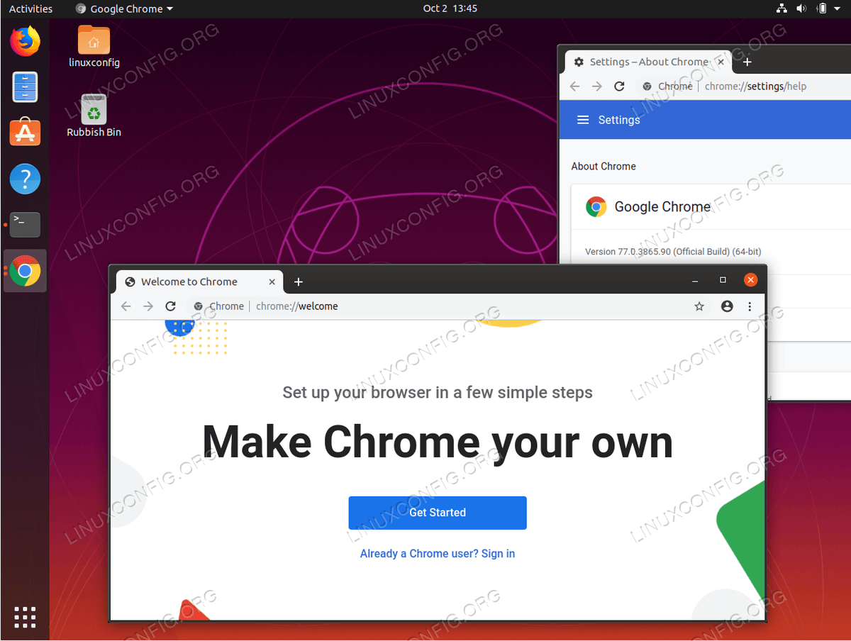如何在 Ubuntu 19.10 Eoan Ermine Linux 上安装 Google Chrome?