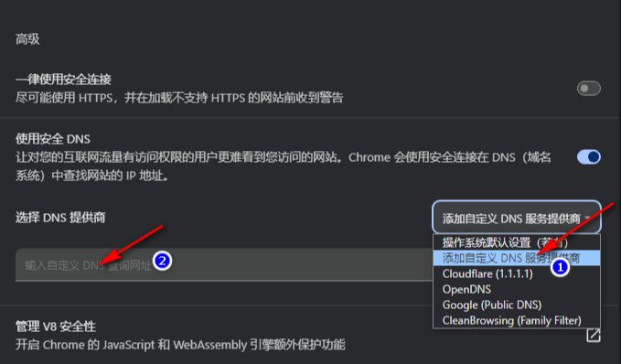 谷歌浏览器怎么使用安全DNS功能