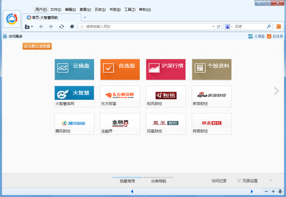 大智慧浏览器截图1