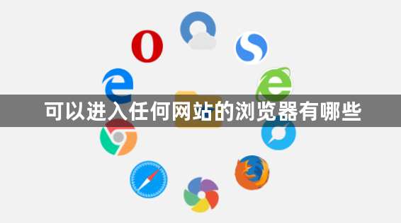 可以进入任何网站的浏览器有哪些1