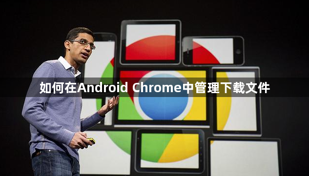如何在Android Chrome中管理下载文件1