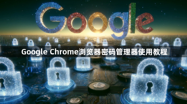 Google Chrome浏览器密码管理器使用教程1