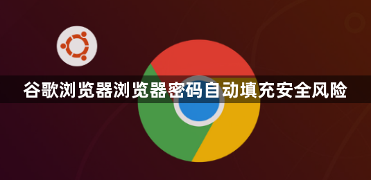 谷歌浏览器浏览器密码自动填充安全风险1