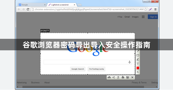 谷歌浏览器密码导出导入安全操作指南1