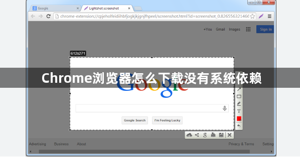 Chrome浏览器怎么下载没有系统依赖1
