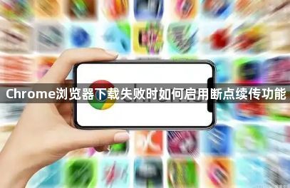 Chrome浏览器下载失败时如何启用断点续传功能1