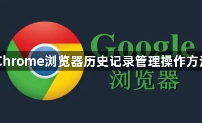 Chrome浏览器历史记录管理操作方法1