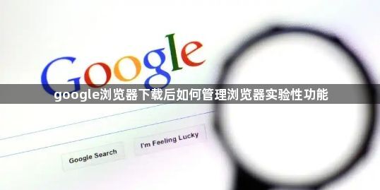 google浏览器下载后如何管理浏览器实验性功能1