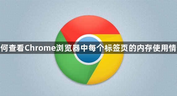 如何查看Chrome浏览器中每个标签页的内存使用情况1