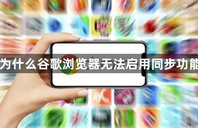 为什么谷歌浏览器无法启用同步功能1