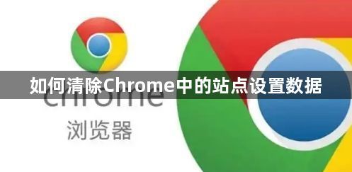 如何清除Chrome中的站点设置数据1
