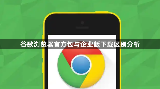 谷歌浏览器官方包与企业版下载区别分析1