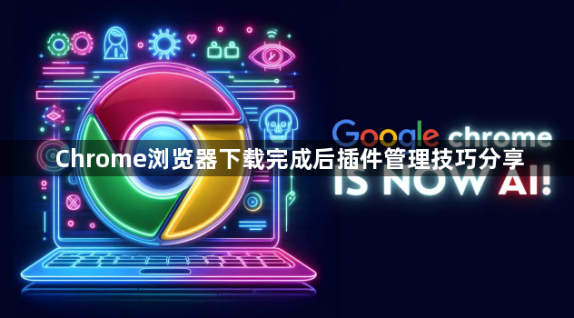 Chrome浏览器下载完成后插件管理技巧分享1