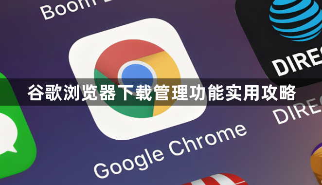 谷歌浏览器下载管理功能实用攻略1