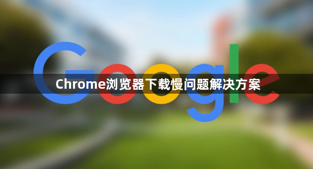 Chrome浏览器下载慢问题解决方案1