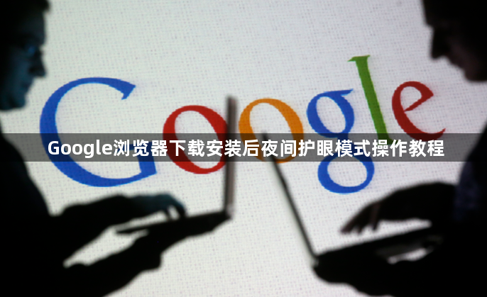 Google浏览器下载安装后夜间护眼模式操作教程1