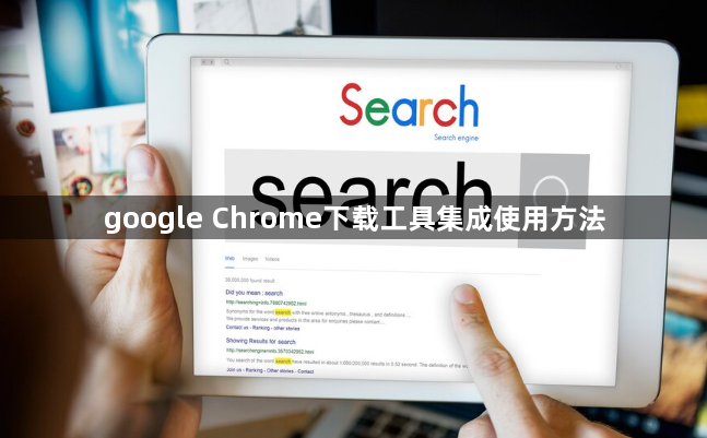 google Chrome下载工具集成使用方法1