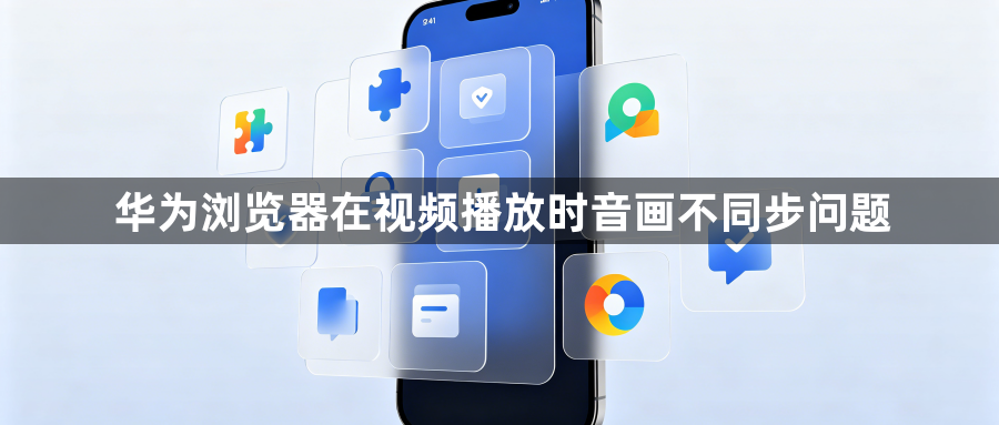 华为浏览器在视频播放时音画不同步问题1