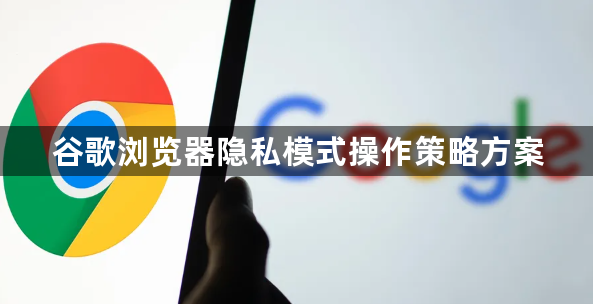 谷歌浏览器隐私模式操作策略方案1