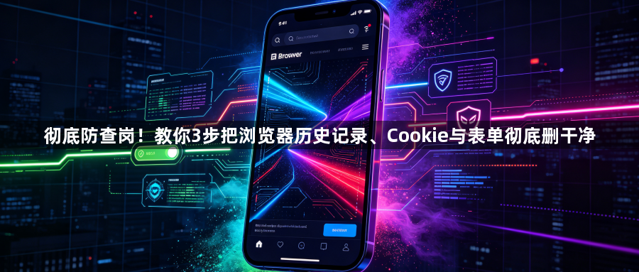 彻底防查岗！教你3步把浏览器历史记录、Cookie与表单彻底删干净1