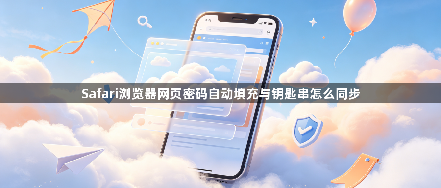 Safari浏览器网页密码自动填充与钥匙串怎么同步1