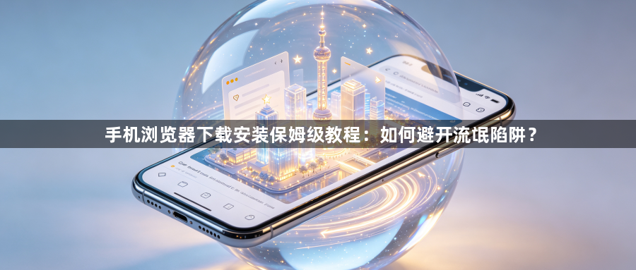 手机浏览器下载安装保姆级教程:如何避开流氓陷阱?1