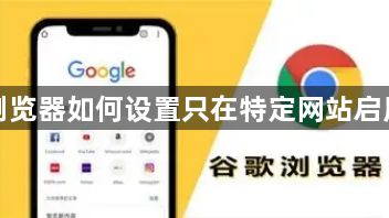 谷歌浏览器如何设置只在特定网站启用插件1