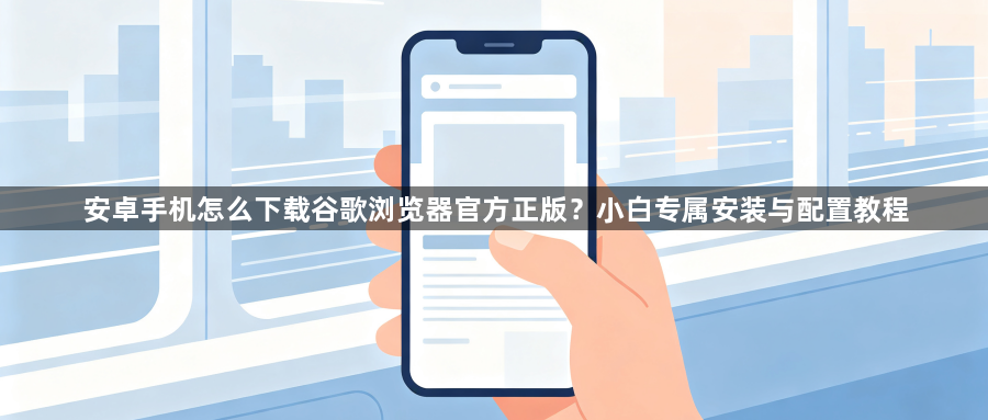 安卓手机怎么下载谷歌浏览器官方正版?小白专属安装与配置教程1