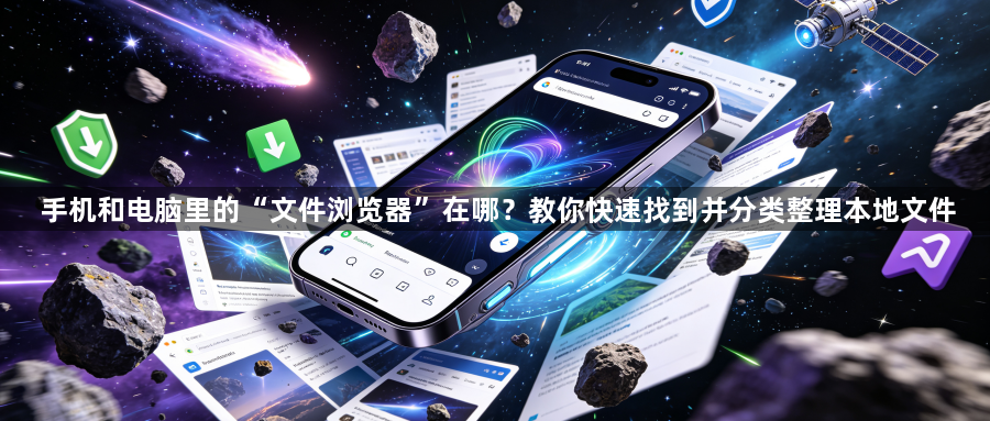 手机和电脑里的“文件浏览器”在哪?教你快速找到并分类整理本地文件1