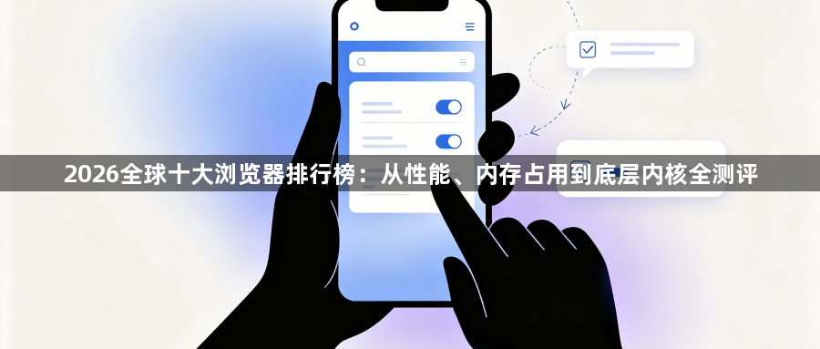 2026全球十大浏览器排行榜:从性能、内存占用到底层内核全测评1