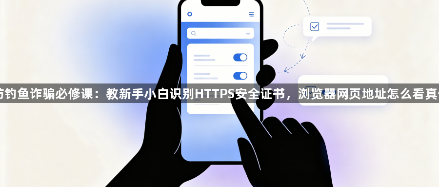 防钓鱼诈骗必修课：教新手小白识别HTTPS安全证书，浏览器网页地址怎么看真假1