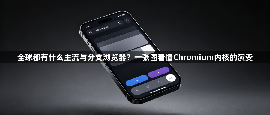 全球都有什么主流与分支浏览器?一张图看懂Chromium内核的演变1