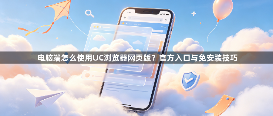 电脑端怎么使用UC浏览器网页版？官方入口与免安装技巧1