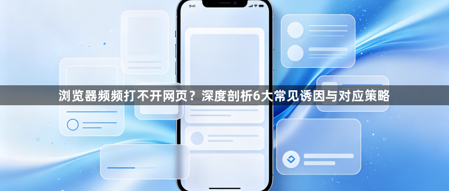 浏览器频频打不开网页？深度剖析6大常见诱因与对应策略1
