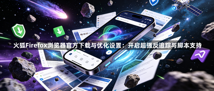 火狐Firefox浏览器官方下载与优化设置:开启超强反追踪与脚本支持1