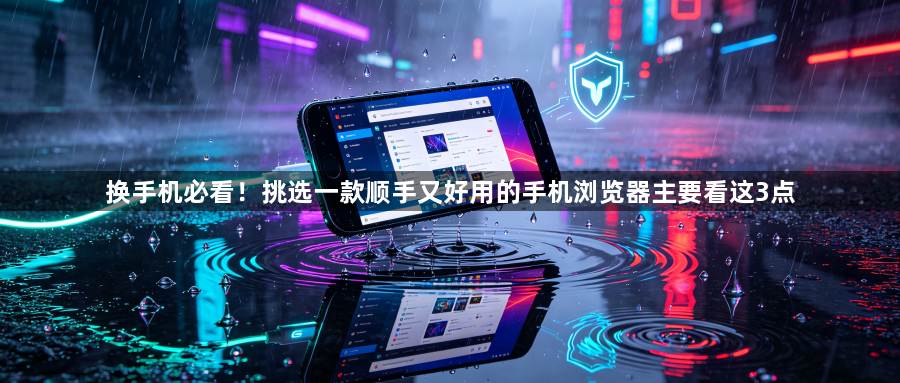 换手机必看!挑选一款顺手又好用的手机浏览器主要看这3点1