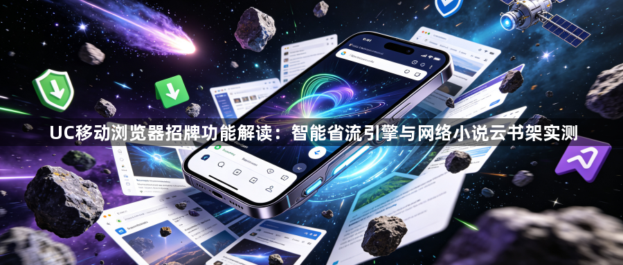 UC移动浏览器招牌功能解读:智能省流引擎与网络小说云书架实测1