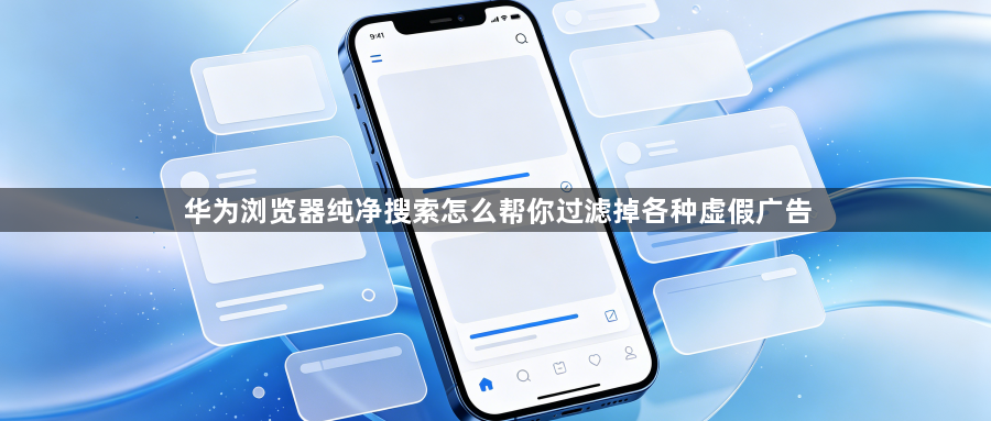 华为浏览器纯净搜索怎么帮你过滤掉各种虚假广告1